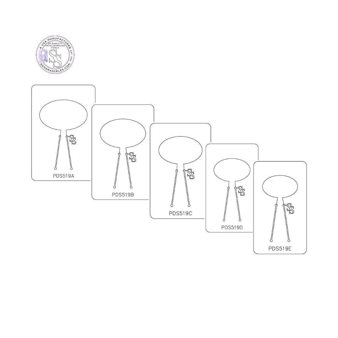 PANCAKE DIE PDS519 SHAPE 19 OVAL